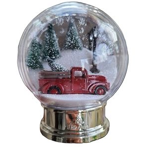 Bath & Body Works Rare Christmas Truck Snow Globe Wallflowers L…